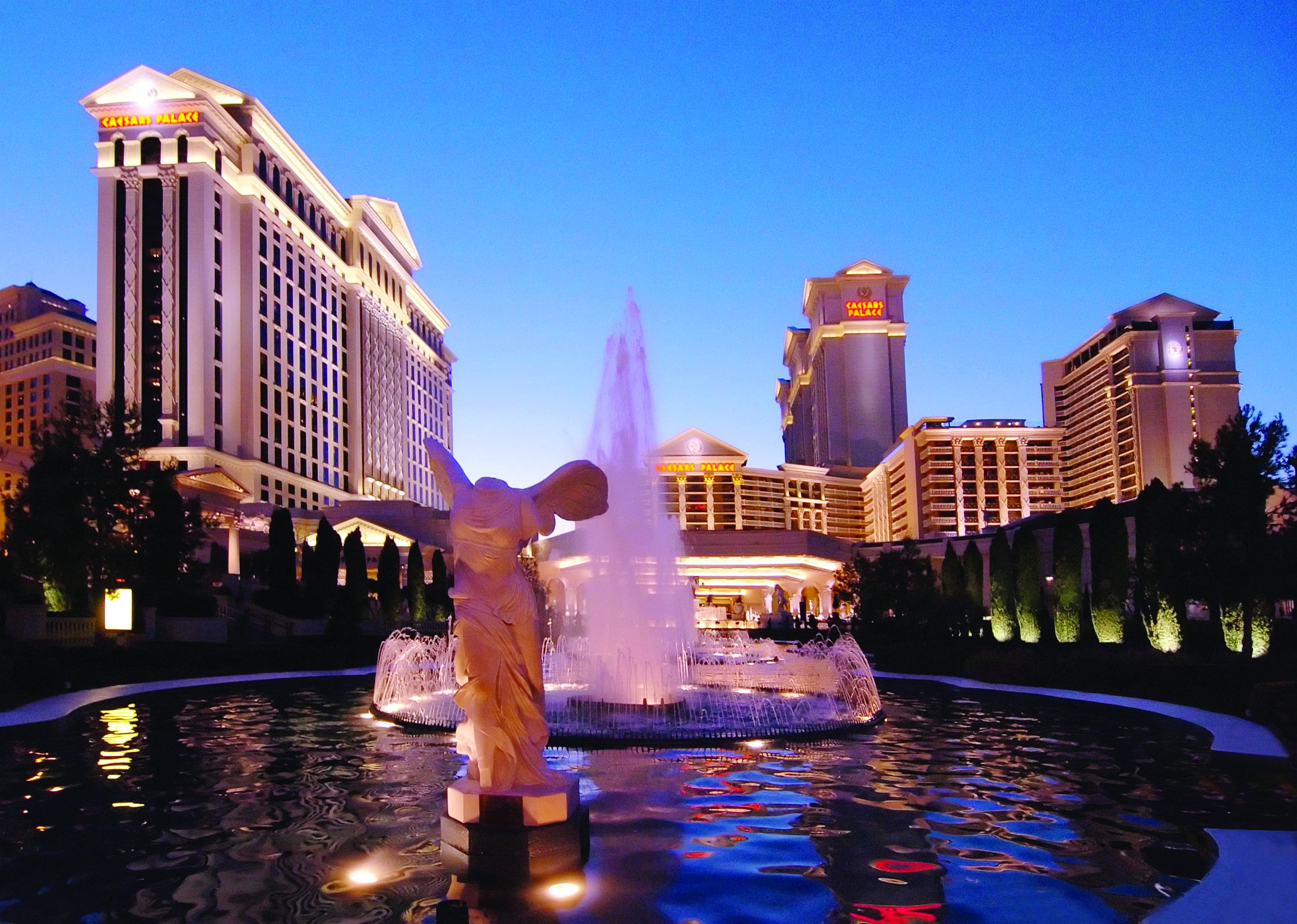 The Caesars Palace Fountains