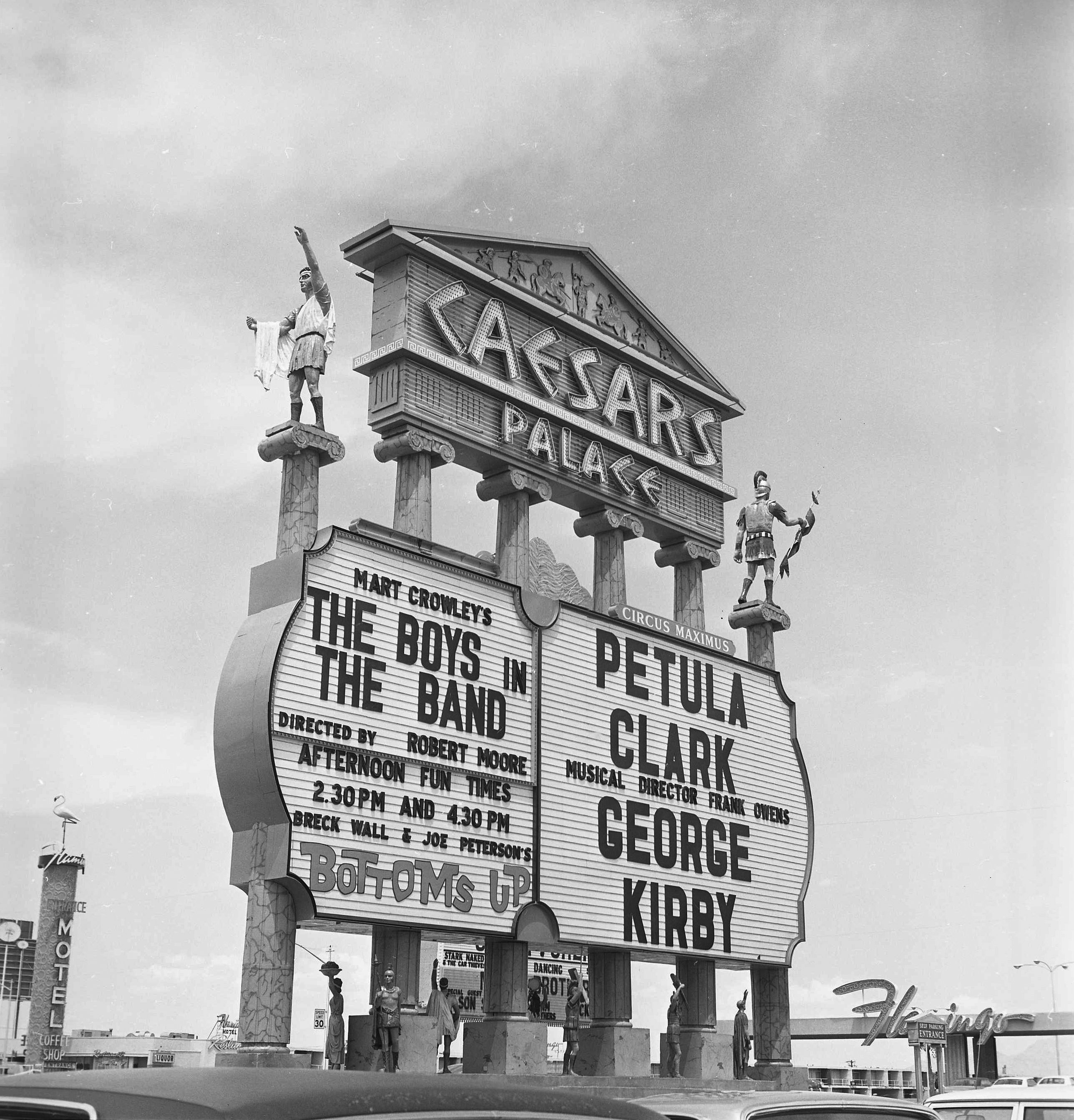 The Caesars Palace marquee from July 1969 epitomizes what Atwood calls "the architecture of attraction"