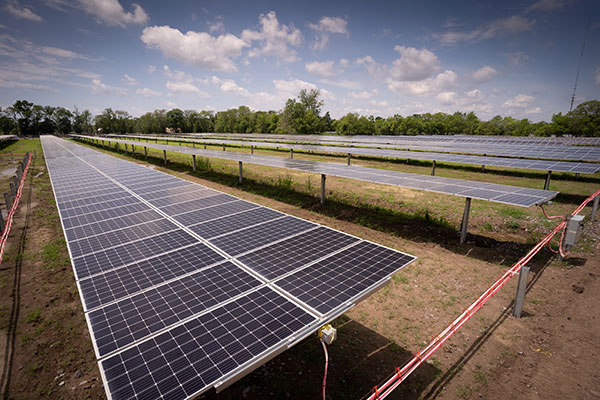 Capital Region Solar PowerGenerating Station, a 50-megawatt facility in West Baton Rouge Parish serving Entergy Louisiana customers.