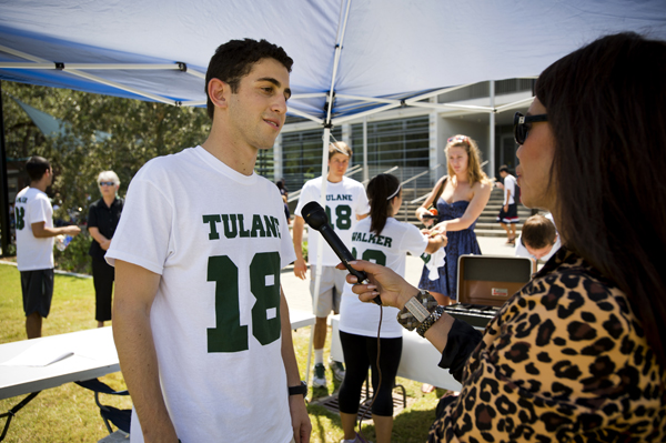 Students put business skills to work for injured player