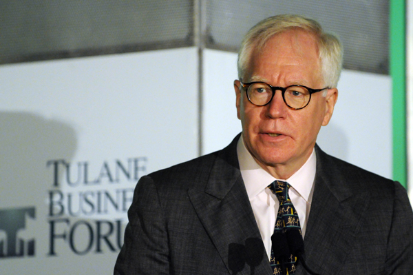 Carl J. Schramm, president of Schramm & Co. and former president of the Kauffman Foundation, discussed ways to make America more entrepreneurial as this year's keynote luncheon speaker.