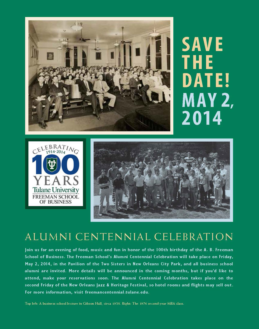 Save the Date! May 2, 2014