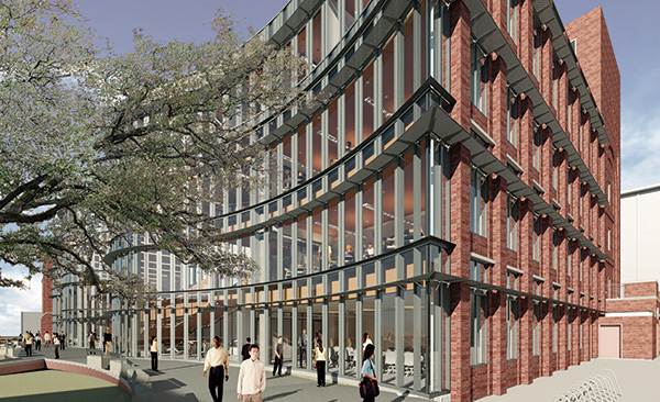 The Goldring/Woldenberg Business Complex will feature an additional 45,000 square feet of space and convert t school's current two-building footprint into a single, unified structure.