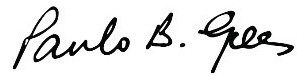 Paulo Goes signature