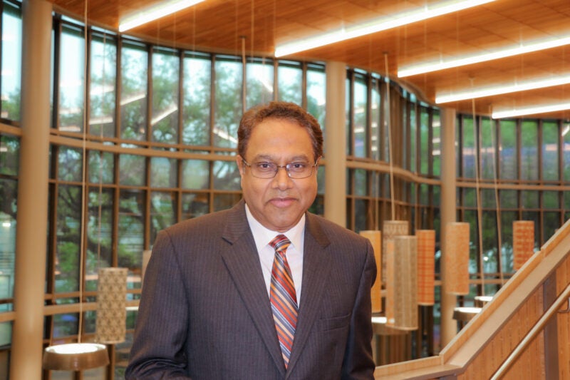 Venkat Subramaniam photographed in Goldring/Woldennberg Business Complex