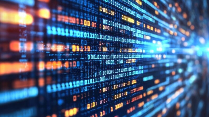 Stock image of AI data