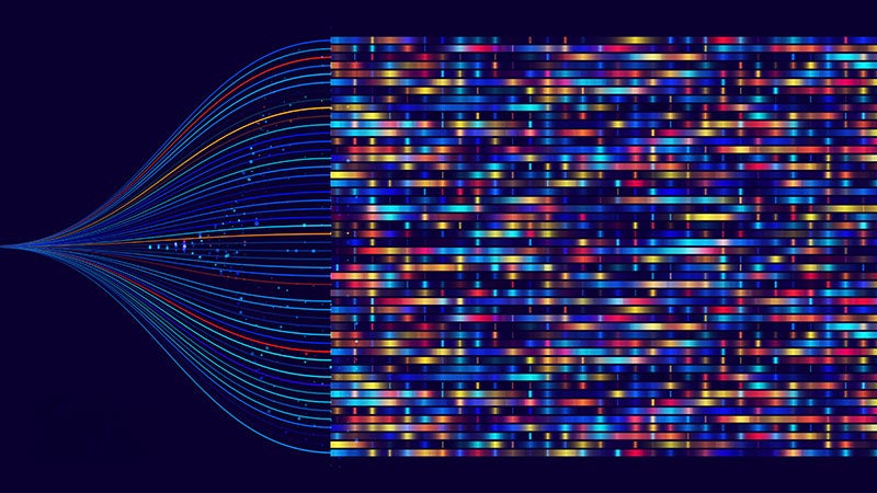 Illustration depicting big data